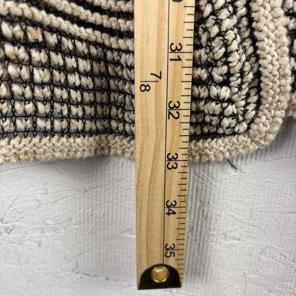 Soft Surroundings Striped Open-Front Cardigan Sweater XL Ribbed Knit Texture - Picture 5 of 8